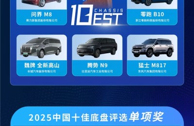 2025中国十佳底盘评选结果正式发布！各大奖项花落谁家？